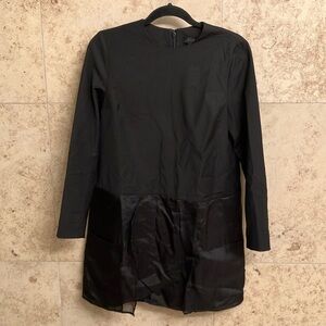 COS Wool Dress with Sheer Silk Overlay- Size 6